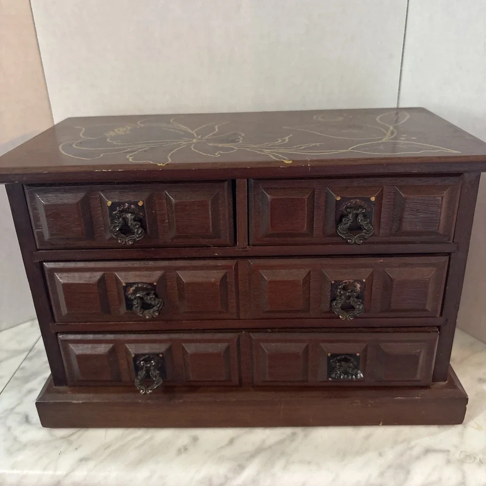 Jewelry Music Box Price‎ Import VTG Plays Fly Me To The Moon 10.5 L 5.5